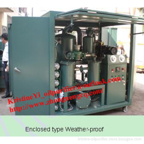 Double-Stage Vacuum Transformer Oil Purifier Series ZYD